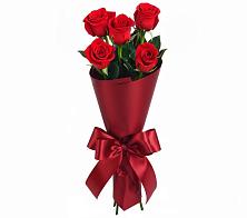 Букет 5 Красных роз Эдлесс Лав в Юрцово