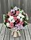 Букет цветов из: Альстромерии, Гвоздики, Розы и Хризантемы в Юрцово