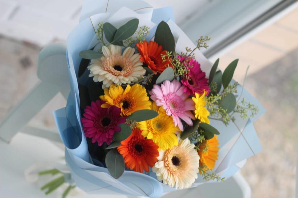 Букет цветов из: Герберы в Юрцово