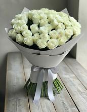 Букет 35 Белых роз в Юрцово