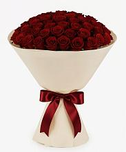 Букет 101 Бордовая роза Блэк Бакарра в Юрцово