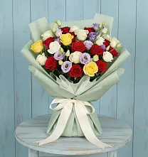 Букет цветов из:  Розы в Юрцово