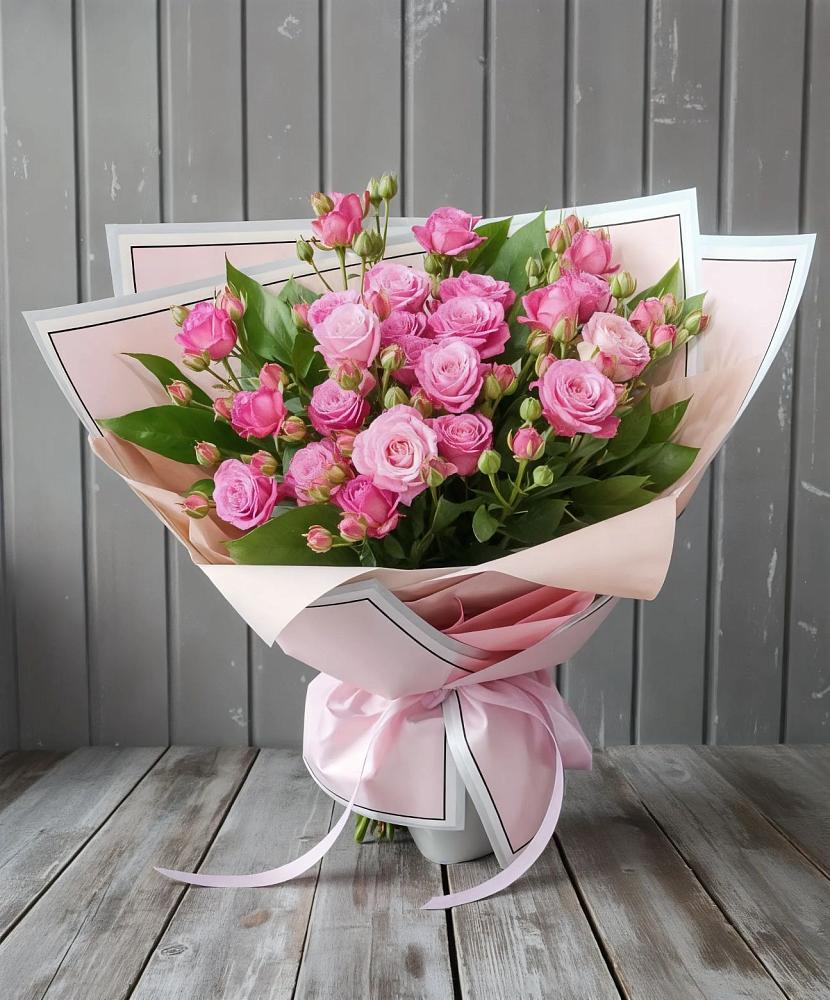 Букет Розовый кустик в Юрцово