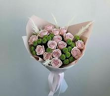 Букет цветов из:  Розы и Хризантемы в Юрцово