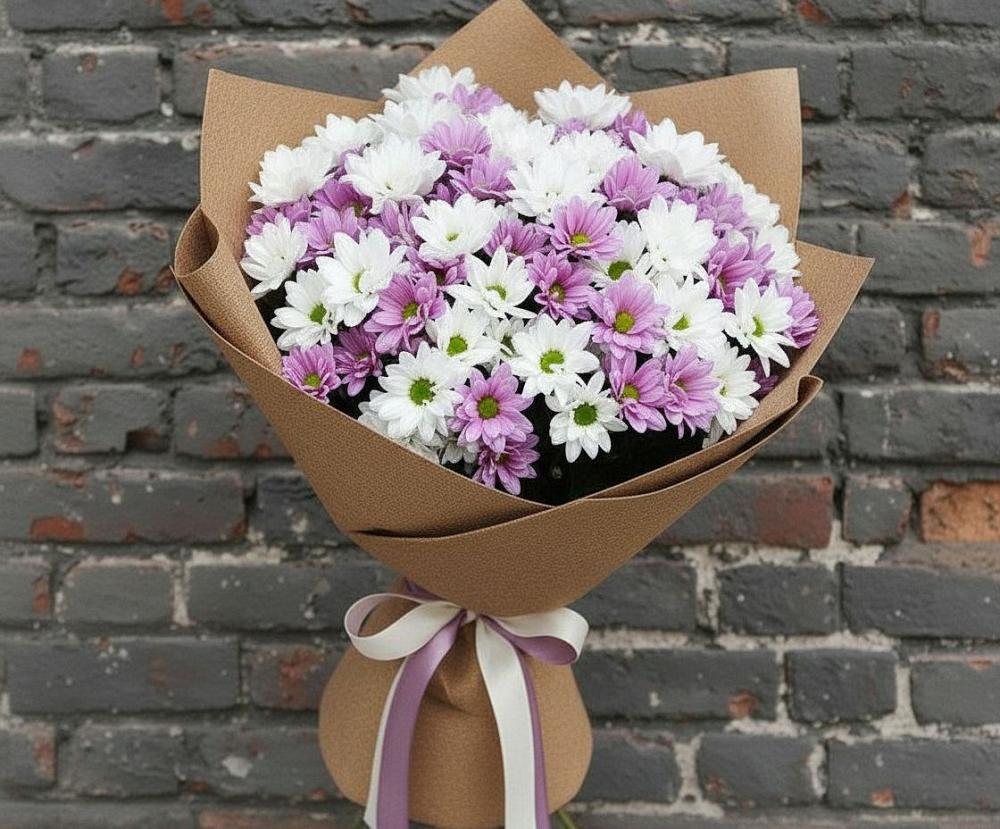 Букет цветов из: Хризантемы в Юрцово