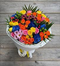 Букет цветов из:  Розы и Хризантемы #REPLACE_PRED# Юрцово