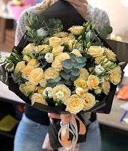 Букет цветов из:  Розы и Лизиантусы #REPLACE_PRED# Юрцово