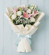 Букет цветов из:  Лилии в Юрцово